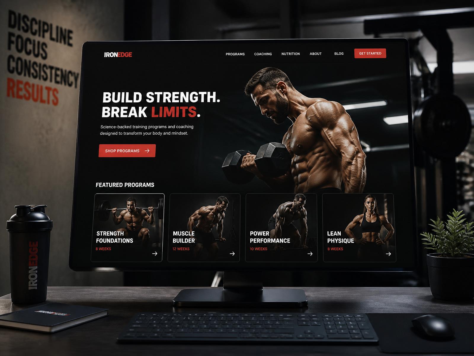 FitLife — Marketing Website by Oscar Graphix